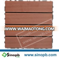 Easy install Wood Plastic composite wpc sauna board /DIY tiles /bathroom plastic floor tile for garden edge/balcony/courtyard